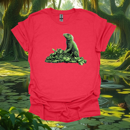 Green Dinosaur Graphic Unisex Softstyle T-Shirt - Trendy & Eco-Friendly