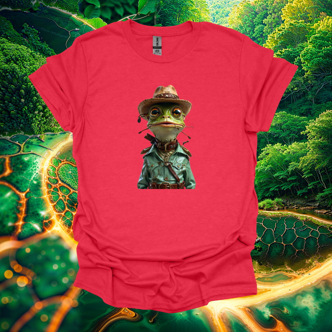 Sir. Frog Unisex Softstyle T-Shirt | Fun Outdoor Graphic Tee for Nature Lovers