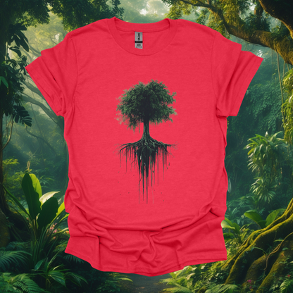 Eco-Inspired Unisex Softstyle T-Shirt with Tree Design