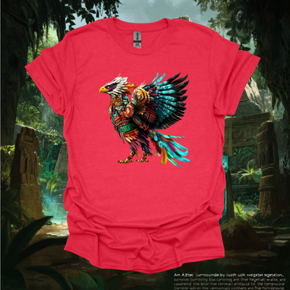 Vibrant Aztec Eagle Graphic Unisex Softstyle T-Shirt