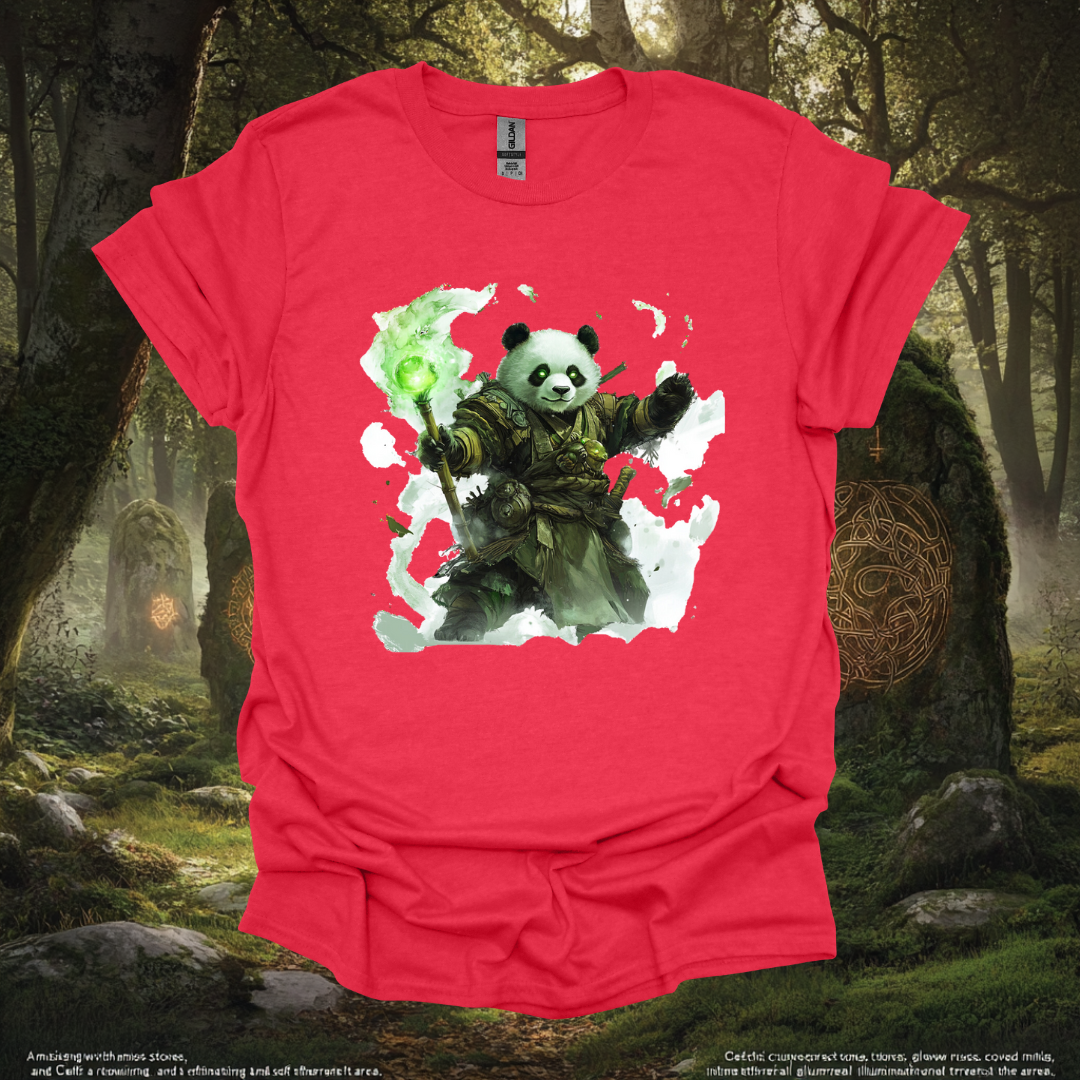 Magical Panda Wizard Unisex Softstyle T-Shirt