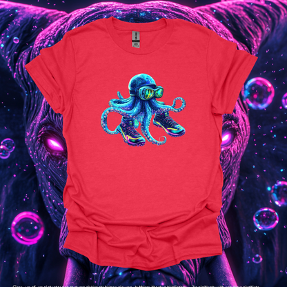 Octopilot  Graphic Unisex Softstyle T-Shirt for Beach Lovers