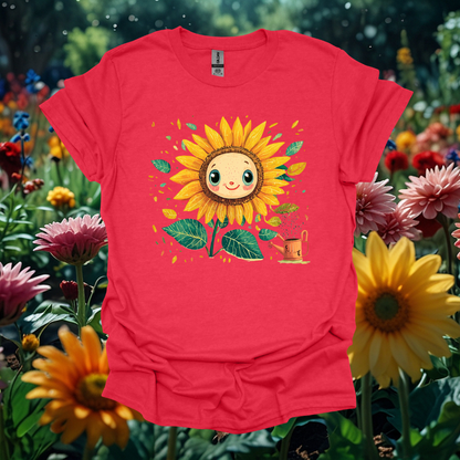 Cute Sunflower Unisex T-Shirt - Perfect for Nature Lovers and Garden Enthusiasts