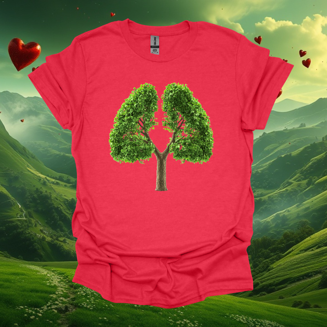 Breath Tree Design Unisex Softstyle T-Shirt