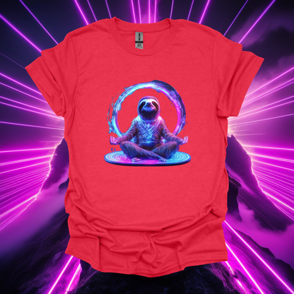 Chill Sloth Meditation Unisex Softstyle T-Shirt