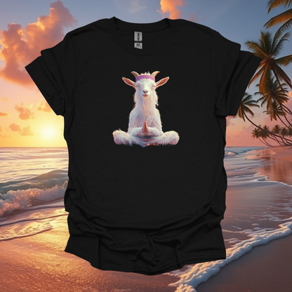 Goat  Yoga. Unisex Softstyle T-Shirt - Perfect for Yoga Lovers