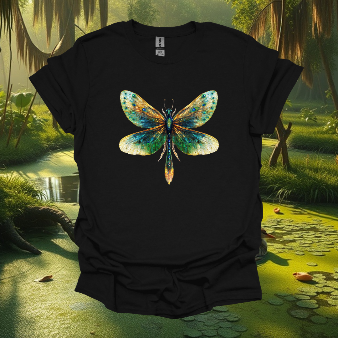 Dragon fly fusion Unisex Softstyle T-Shirt - Nature-Inspired Apparel for Eco-Lovers