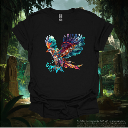 Colorful Eagle Graphic Unisex Softstyle T-Shirt