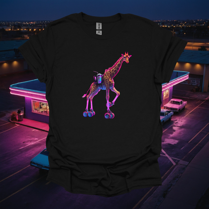 Waitress Giraffe Graphic T-Shirt - Fun & Quirky Unisex Tee