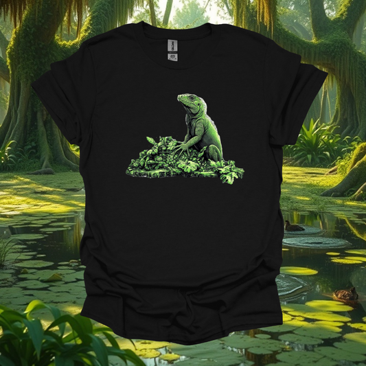 Green Dinosaur Graphic Unisex Softstyle T-Shirt - Trendy & Eco-Friendly