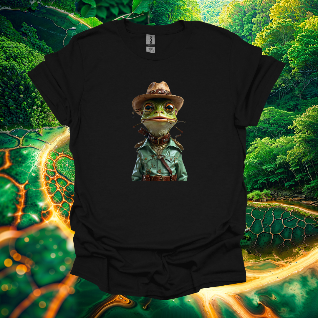 Sir. Frog Unisex Softstyle T-Shirt | Fun Outdoor Graphic Tee for Nature Lovers