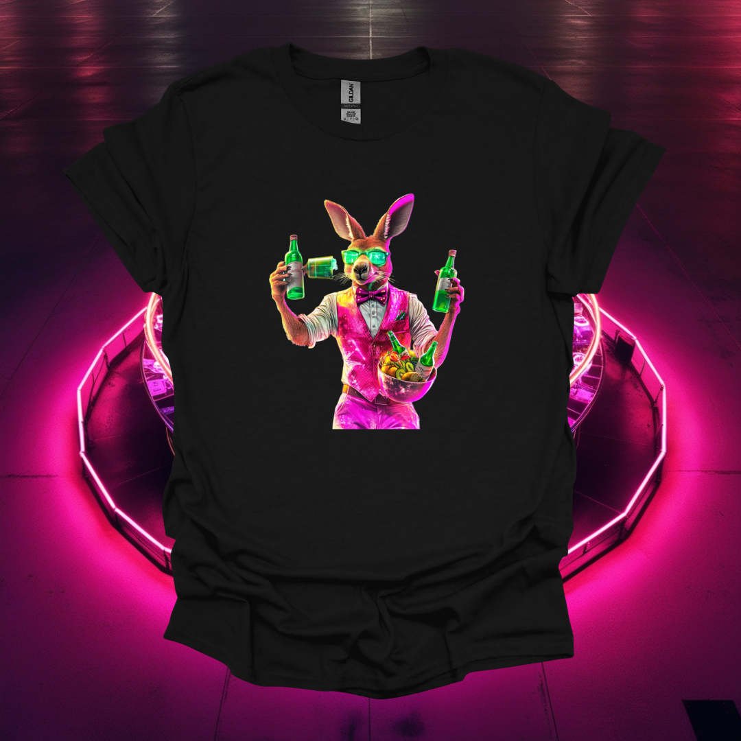 Party Bunny T-Shirt - Unisex Softstyle Tee for Fun Celebrations