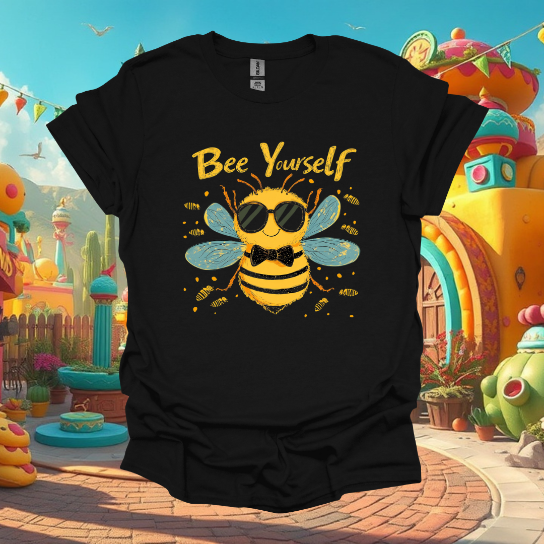 Bee Yourself Unisex Softstyle T-Shirt - Cute Bee Graphic Tee