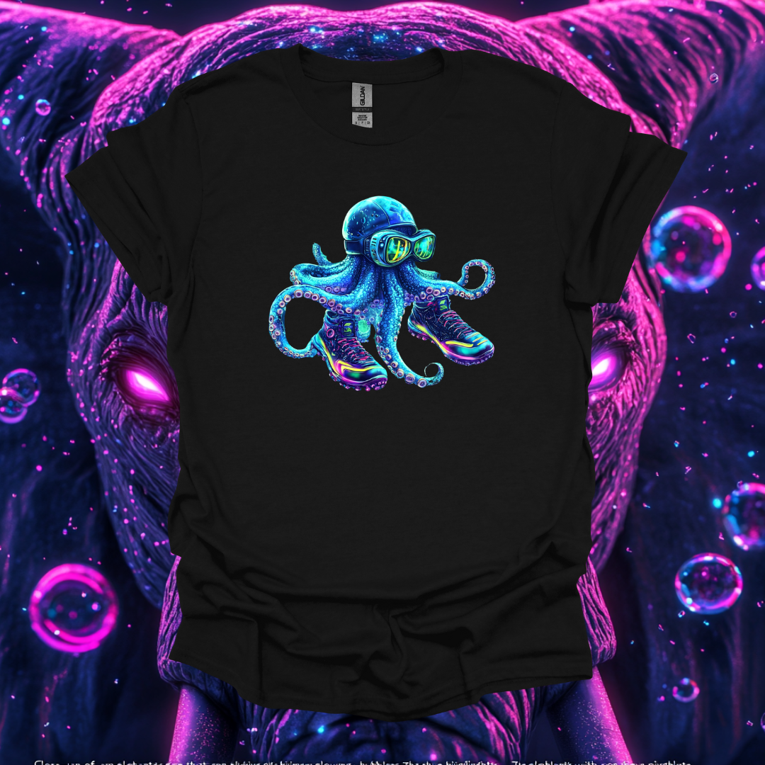 Octopilot  Graphic Unisex Softstyle T-Shirt for Beach Lovers