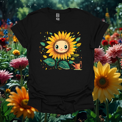 Cute Sunflower Unisex T-Shirt - Perfect for Nature Lovers and Garden Enthusiasts