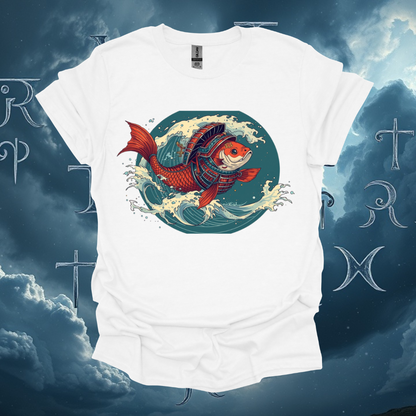 Koi Warrior Fish Unisex Softstyle T-Shirt