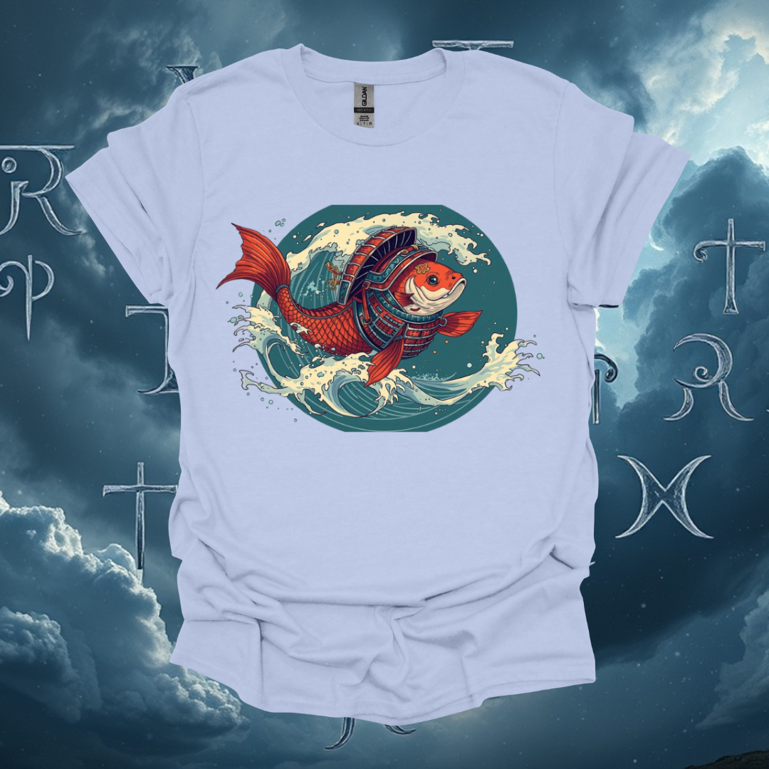 Koi Warrior Fish Unisex Softstyle T-Shirt