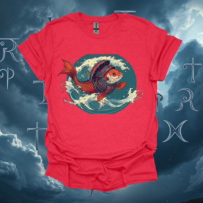 Koi Warrior Fish Unisex Softstyle T-Shirt